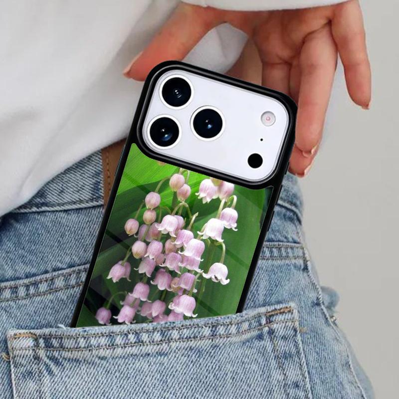 Lily of the Valley Flower Phone Case for iPhone 17ProMax 12 13 14 15 16e 17 Pro Max Plus Air Cover