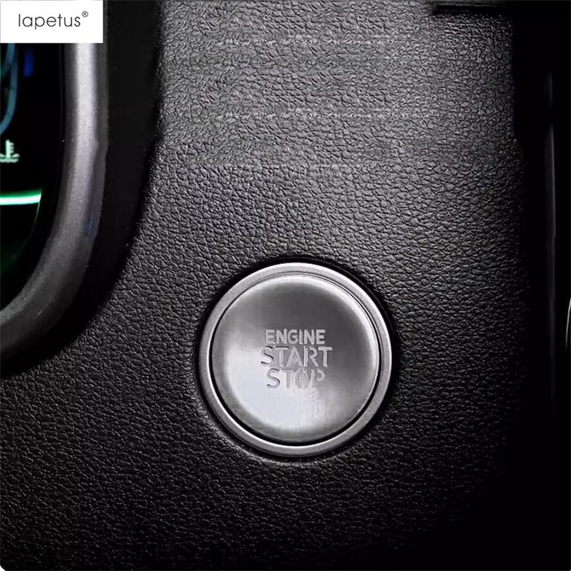 For Hyundai Tucson NX4 & Elantra  - 2025 Car Start Stop Engine Ignition Push Button Cover Trim Silver Red Blue Accessories