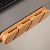 Wood Cable Management Clips Adhesive MultiSlot Organizers for Desk Home Office Auto Slimly Cable Organizers Wire Holders