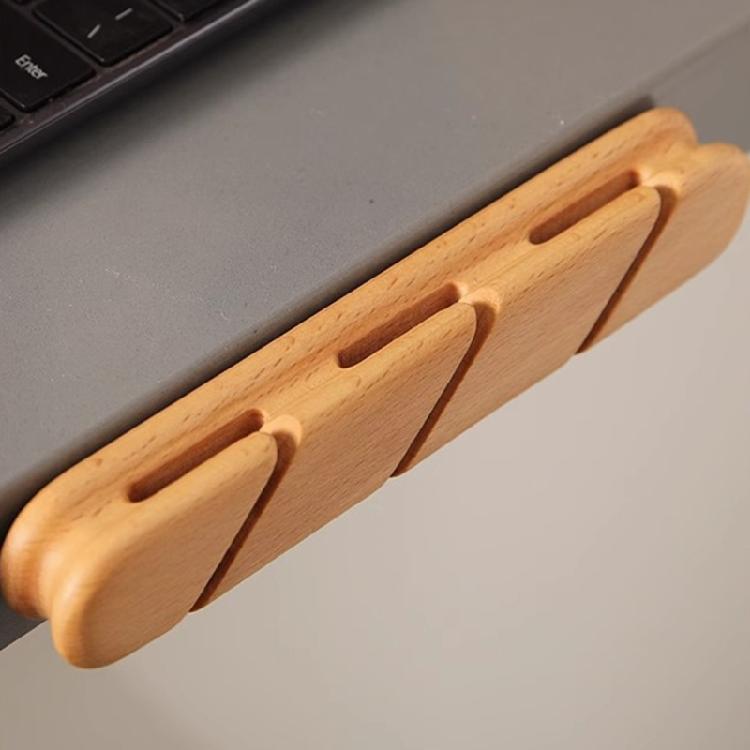 Wood Cable Management Clips Adhesive MultiSlot Organizers for Desk Home Office Auto Slimly Cable Organizers Wire Holders