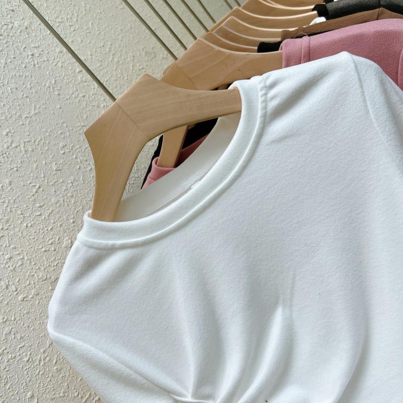 German Velvet Warm Split Bottoming Shirt - New 2025 Autumn Irregular Design Trend