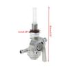 Gastank-Kraftstoffschalter, Absperrventil, Pumpenhahn, Benzinhahn für Benzingenerator, Motoröltank, 1/4 Zoll Schlauch, EIN/AUS, 90 Grad
