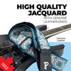 Mandala Blue Jacquard Guitar Hope Jacquard Blue Mandala Perri's TWS-6806 Strap,