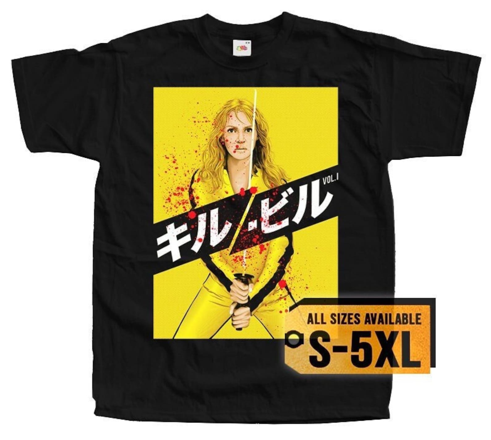 Kill Bill V9 Poster Men T-Shirt all sizes S-5XL 2XL