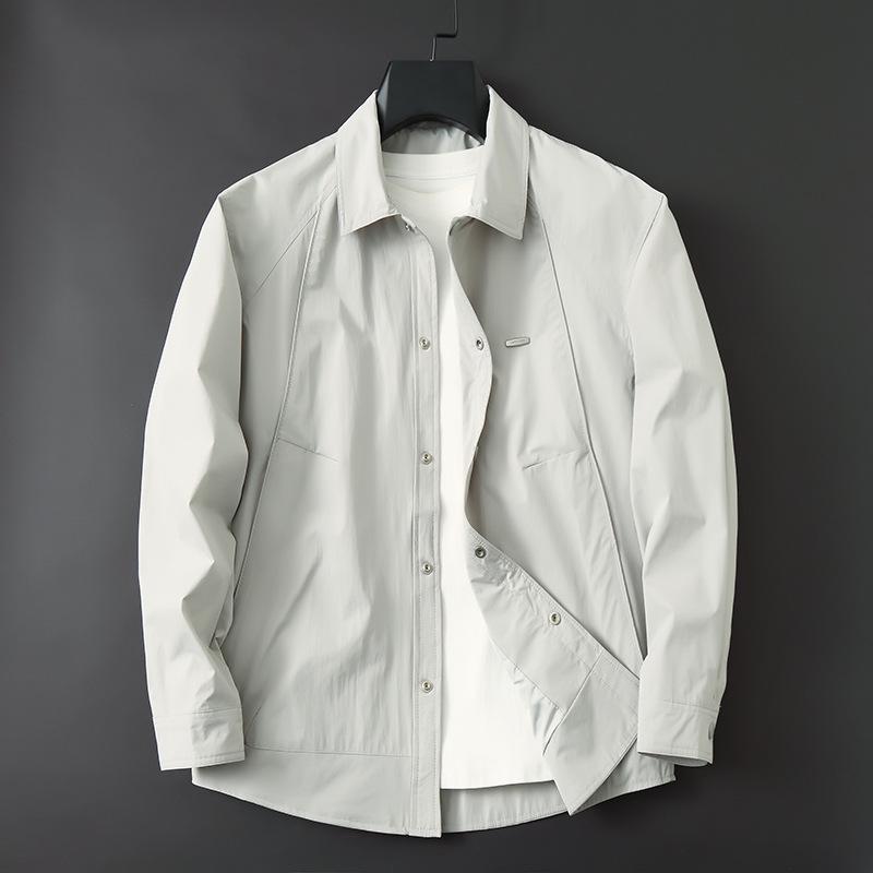Men's Plus Size Casual Lapel Workwear Jacket - 2026 Spring Collection