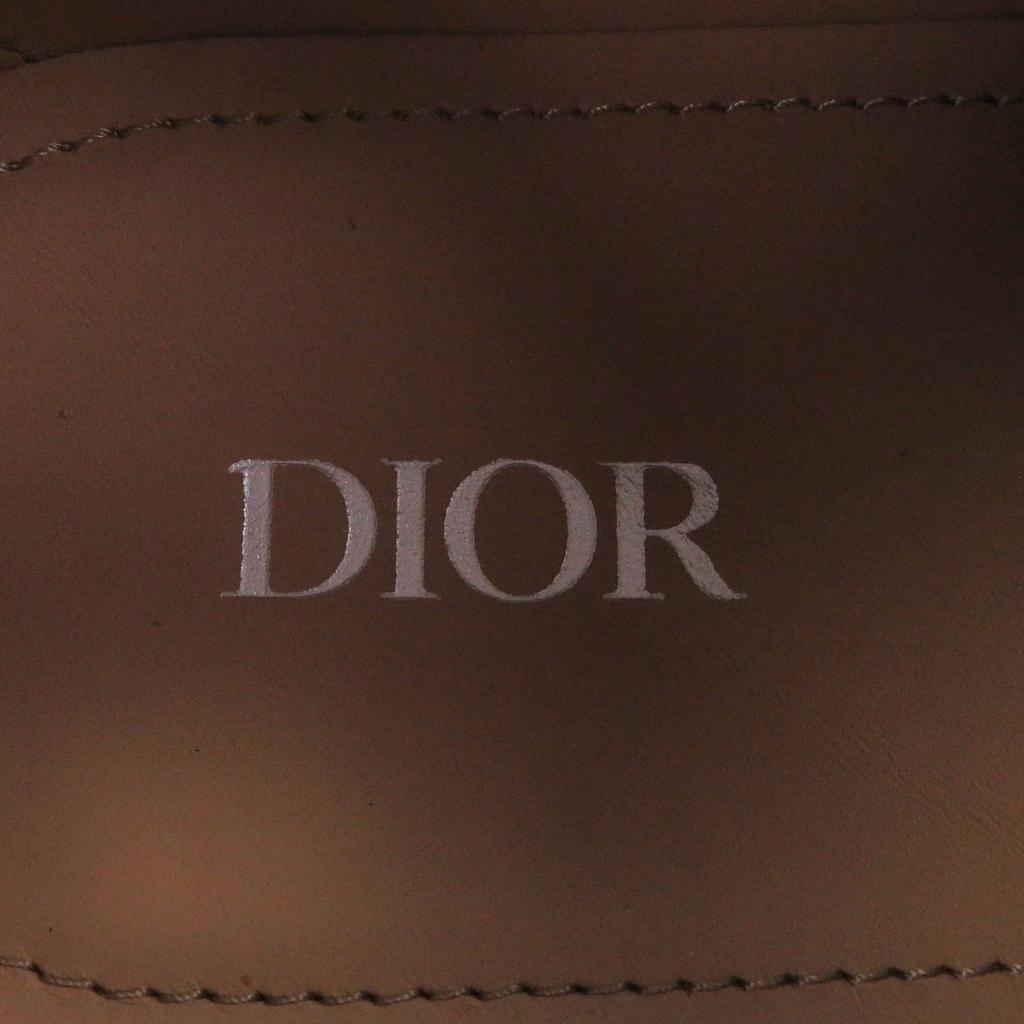 Pristine DIOR Leather shoes Evidence Lace-up derby shoes black leather mens 39 Used