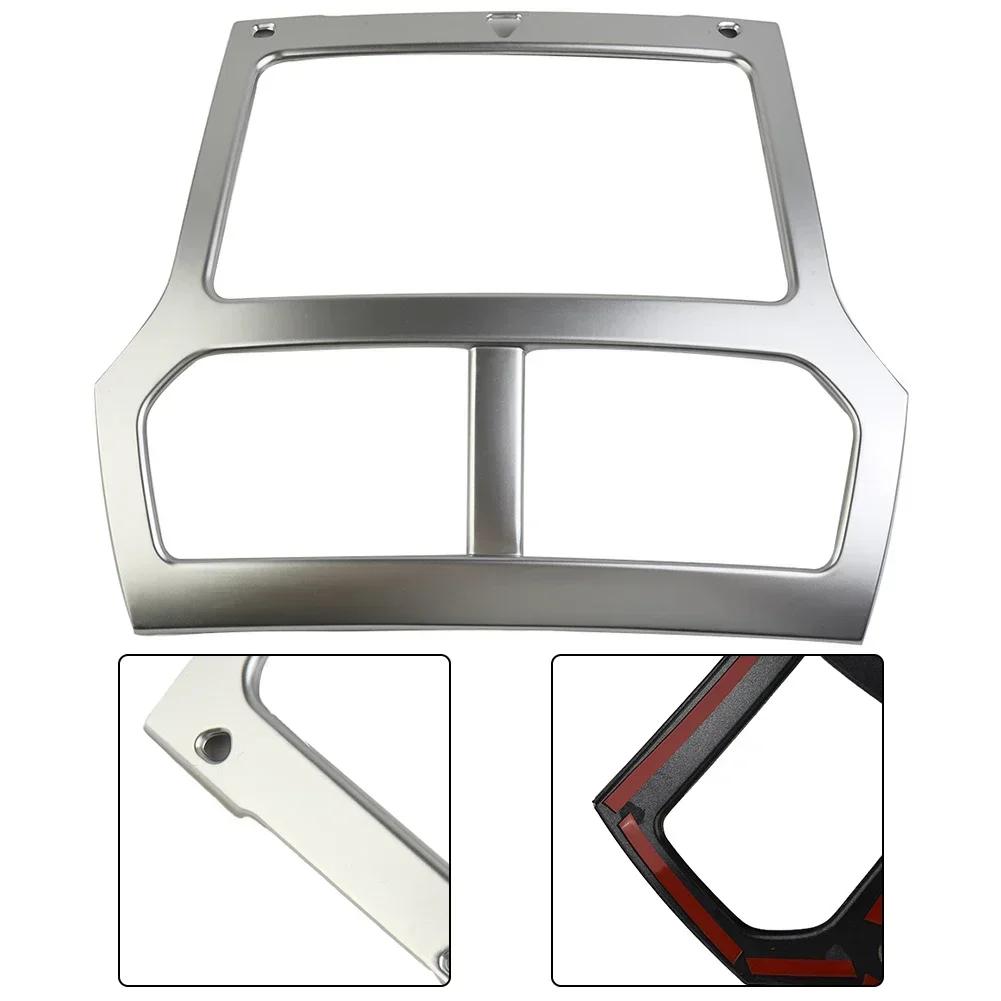 Center Console Trim Dashboard Trim Interior Matte Silver Parts Replacement Accessories For Ford Explorer 11-15