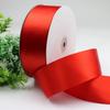 Gift Wrapping Ribbon 99.5yd Length 1.0in Width Flexible Polyester Red Satin Ribbon for Decoration DIY Craft