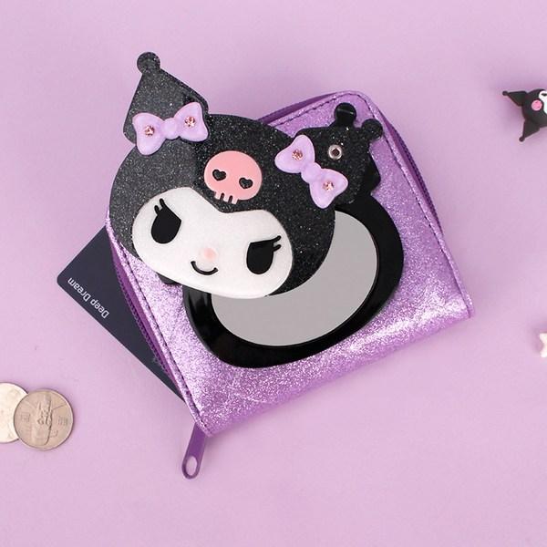 

Зеркальный кошелек Sanrio Kuromi, студенческий характер, товары для женщин