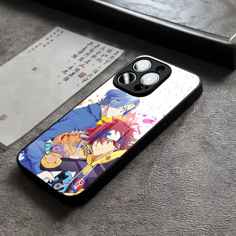 Boy S-Sk8 The Infinity Anime Phone Case For IPhone 17 16 Pro Max 15 Plus 14 Pro 12 11 13 Mini X XR XS Max SE Glass Cover