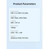 CABLETIME USB A to USB C Cable 10Gbps 3A USB 3.2 Cable 60W QC 3.0 Data Transfer for SSD Enclosure Phone Charging Data Sync
