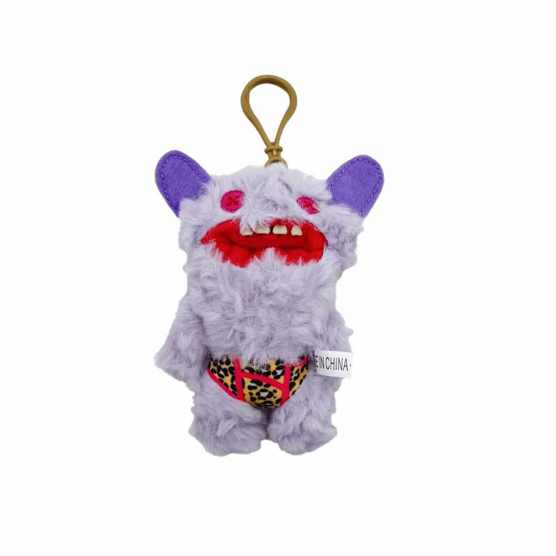 Big Fuggler Teeth Monster Plush Keychain Toy Cartoon Design Children Use Gift
