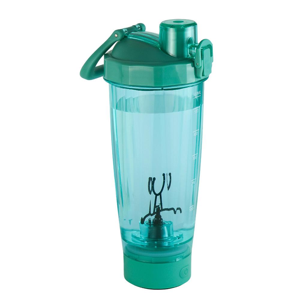 Portable and rechargeable fully automatic mixing cup with light and cool 600ml sports portable protein powder electric shaking cup