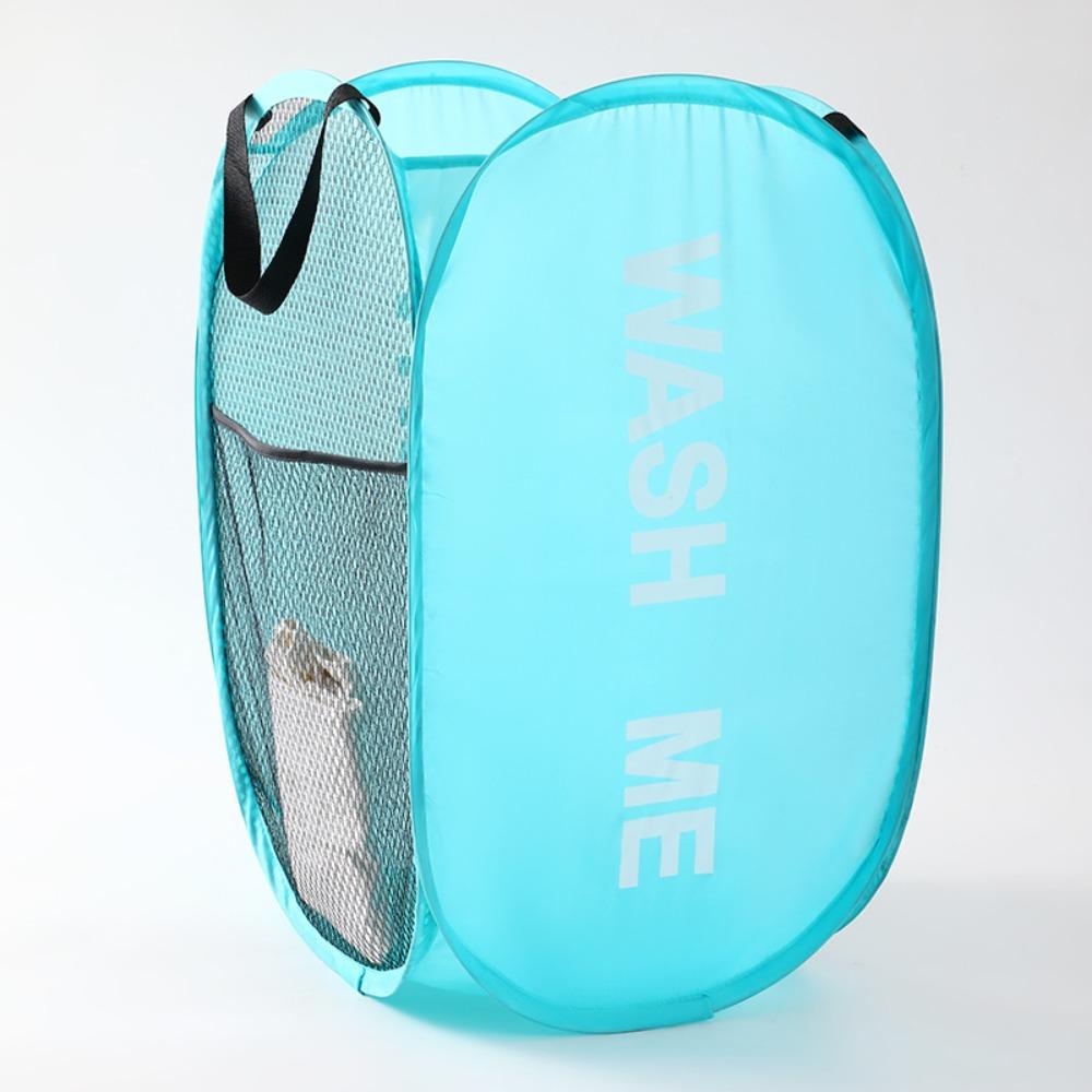 Practical Foldable Portable Laundry Basket Washable Wear-resistant Folding Storage Box Large Capacity Dirty Clothes Basket