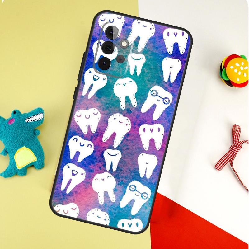 Dentist Dental Dent Tooth For Samsung Galaxy A54 A34 A14 A55 A35 A15 A53 A33 A13 A05 A06 A16 A22 A32 A52 Phone Case