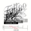 Metal Wall Art Tattoo Studio Decor Edgy Home Decoration Man Cave Gift