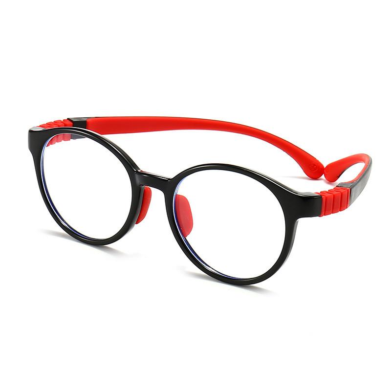Kids Antiblue Light Glasses With Frame And Clear Uv Protection For Home Use