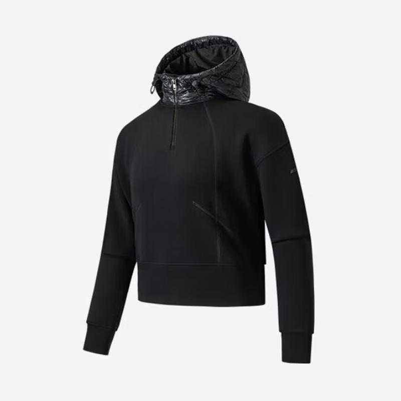 ANTA Women s Champion Outdoor Travel Half-Zip Hooded Sweatshirt M