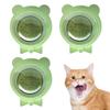 Silvervine Catnip Wall Balls Kitten Cat Teeth Cleaning Toys Lick Safe Silvervine Healthy Catnip Entertainment Rotatable Toys