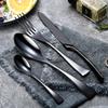 24Pcs 18/10 Stainless Steel Cutlery Set Heavy Duty Flatware Silverware Set Luxury Knives Fork Spoon Tableware Dishwasher Safe
