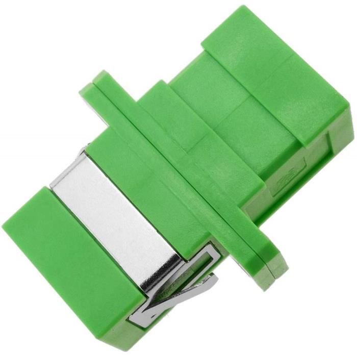 Les Adaptateurs pour Fibre Optique Câbles (Lot de 5, SC-SC APC Monomode)