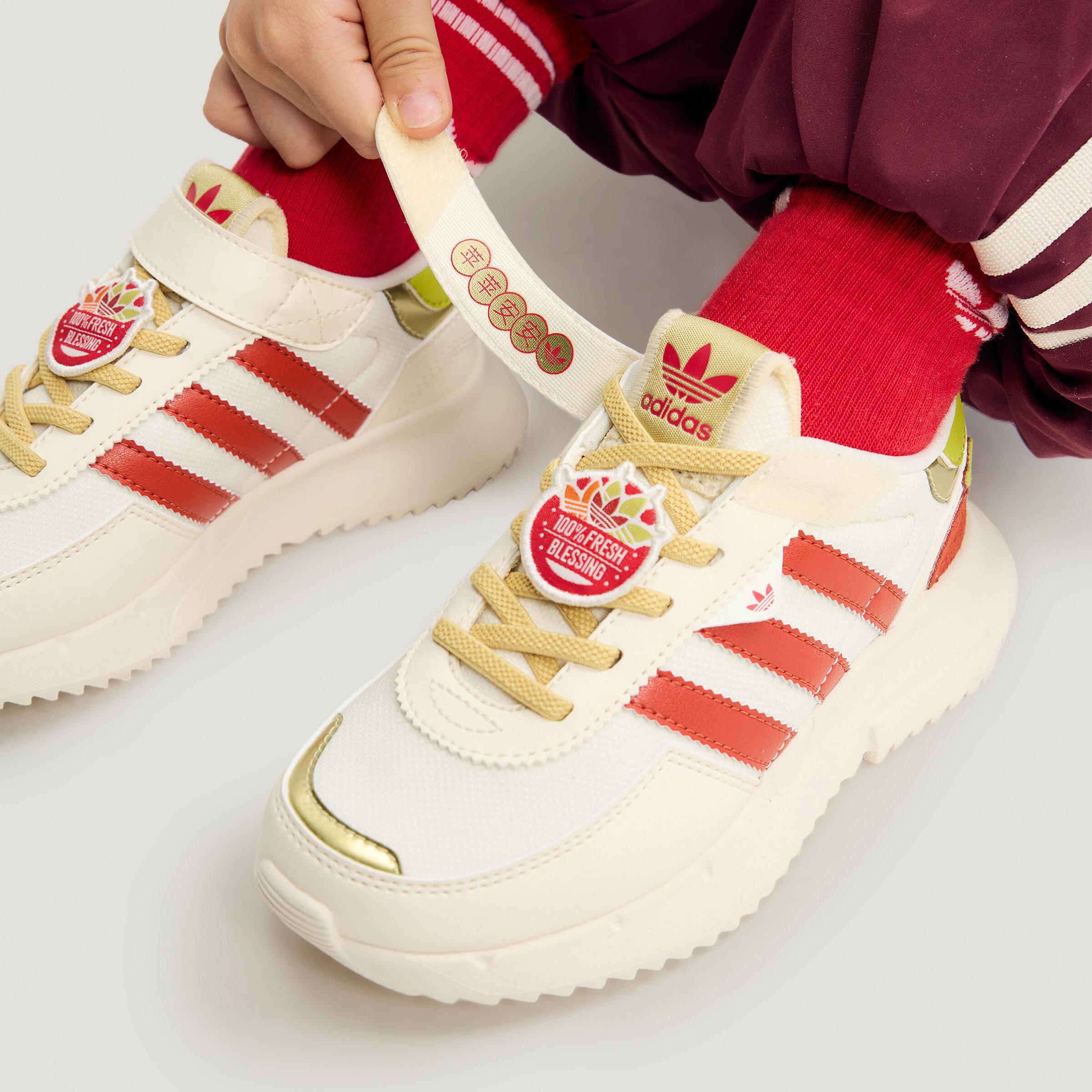 Adidas Originals Retropy F2 Low top Casual Shoes Jade White Children A 29
