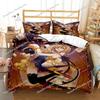 Attack On Titan Luxury Bedding Set Japan Anime Cartoon Duvet Cover Set Comforter Bedspread Twin Single Size Printed Home Textile