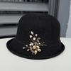 New dome shows washbasin hat temperament elegant crimped fashion hat spring and summer women's travel sun protection hat