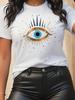 Evil Eye Graphic Print T-shirt