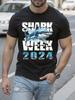 Shark Week Graphic Tshirt Graphic Tshirt - Bold Shark Des...