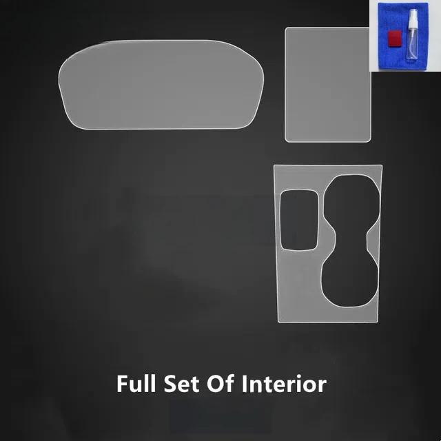 For VOLVO C40  Car Interior Center Console Transparent TPU Protective Film Anti-scratch Repair Film Accessories Refit Full Set Of Interior