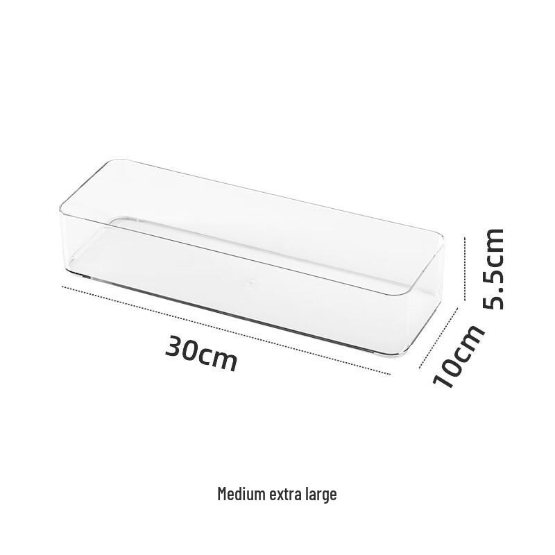 Transparent Divided Drawer Organizer