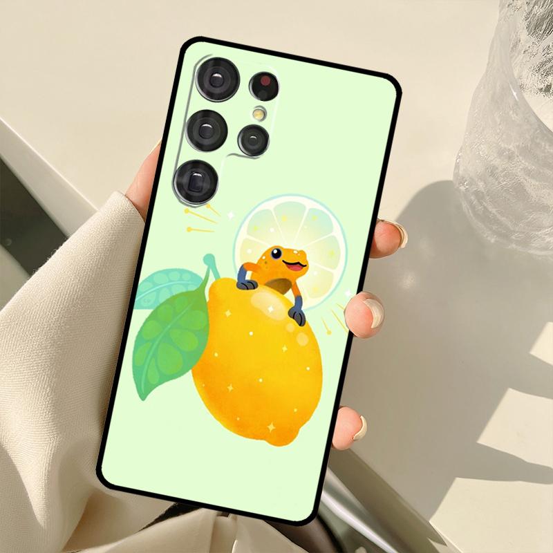 Tropical Summer Fruit Lemon Case For Samsung Galaxy S22 Ultra S21 S20 S24 S25 Ultra S9 S10 Plus S23 FE S25 FE Back Cover