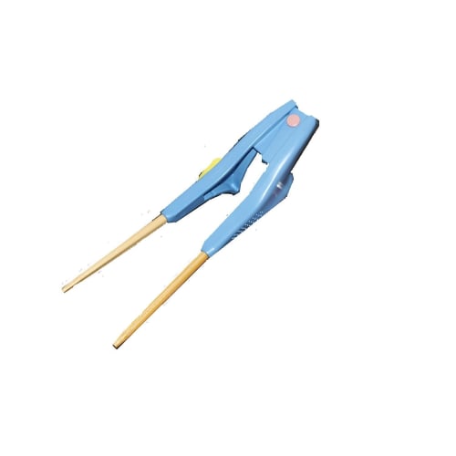 Chopsticks Elephant Mini Mini Light Blue Right-Handed 15cm (For children aged 3-5)