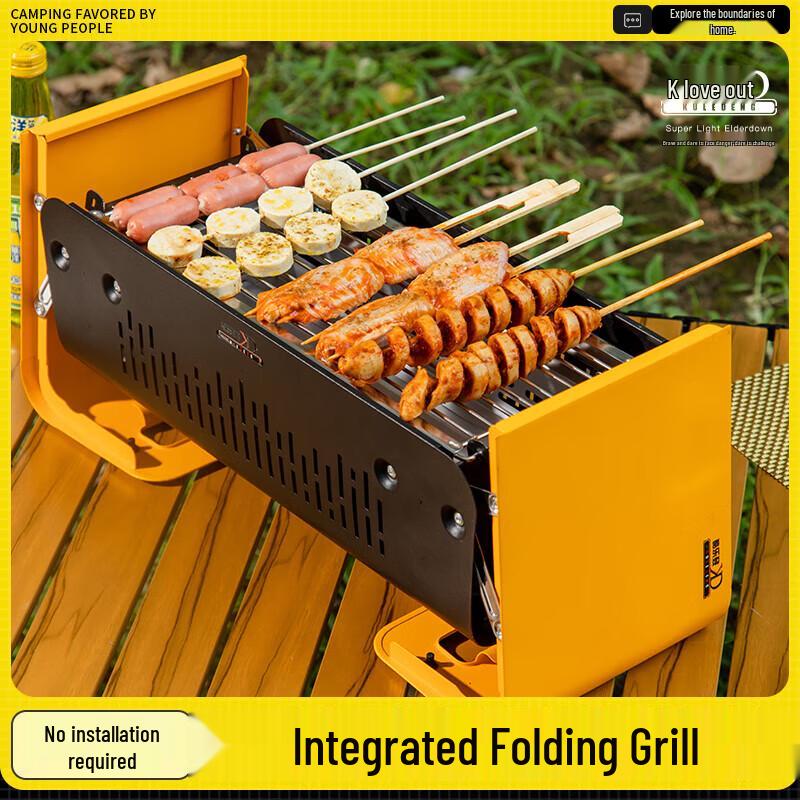 

Portable Foldable BBQ Grill K26