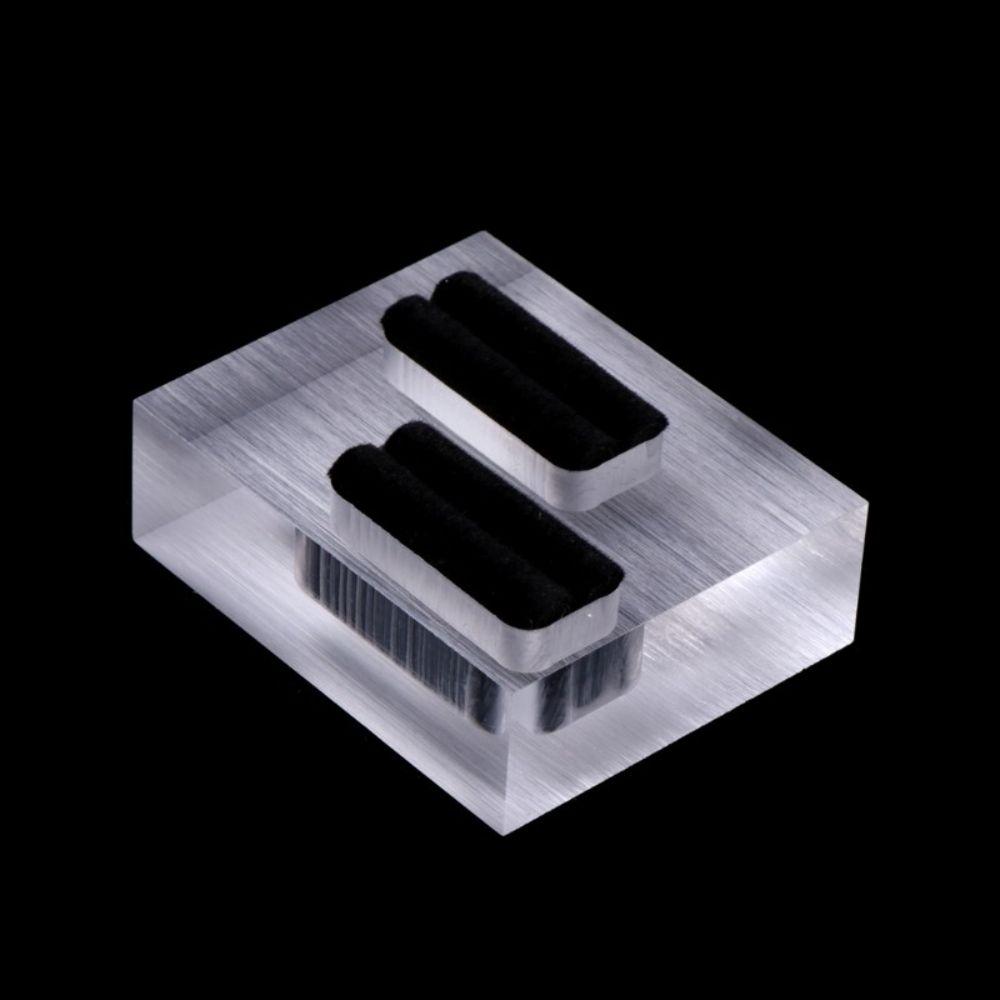 End Transparent Frosted High Quality Rings Organizer Rings Holder Rings Display Stand Jewelry Shop