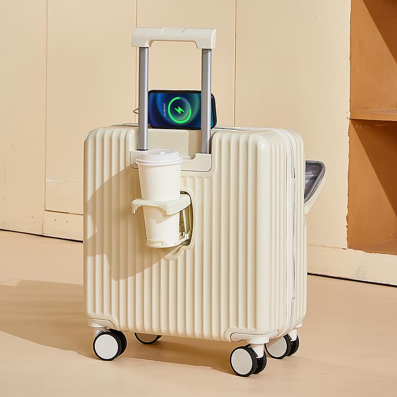 

Дитяча 18-дюймова легка валіза ручної поклажі з фронтальним відкриванням та кодовим замком для жінок та чоловіків 18-inch