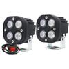 40W LED Work Light Bar Clover Lens Spot Beam Off Road Driving Lamp White Yellow Fog Lamp Headlight Car Accessories 12-80V