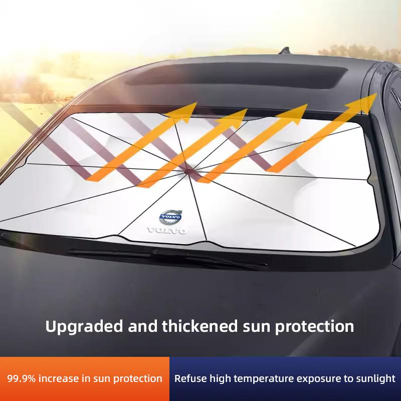 Car Sunshade Umbrella Car Front Window Sunshade Cover For Volvo Xc60 Xc90 V40 V60 S60 V50 V90 S80 C40 XC40 V70 XC70 C30 C70 EX90 WT6