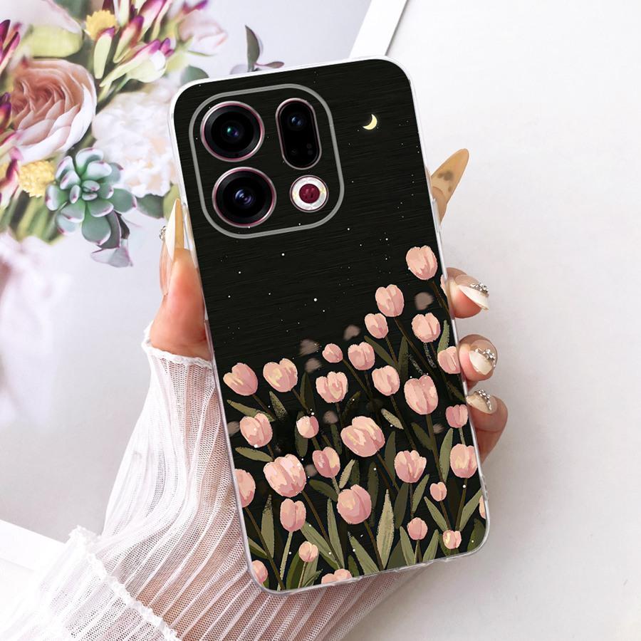 

For OPPO Find X9 Pro 5G Case Silicone Cat Animal TPU Soft Back Cover For OPPO Find X9 Cases FindX9 CPH2797 PLJ110 TPU Cover OPPO Find X9