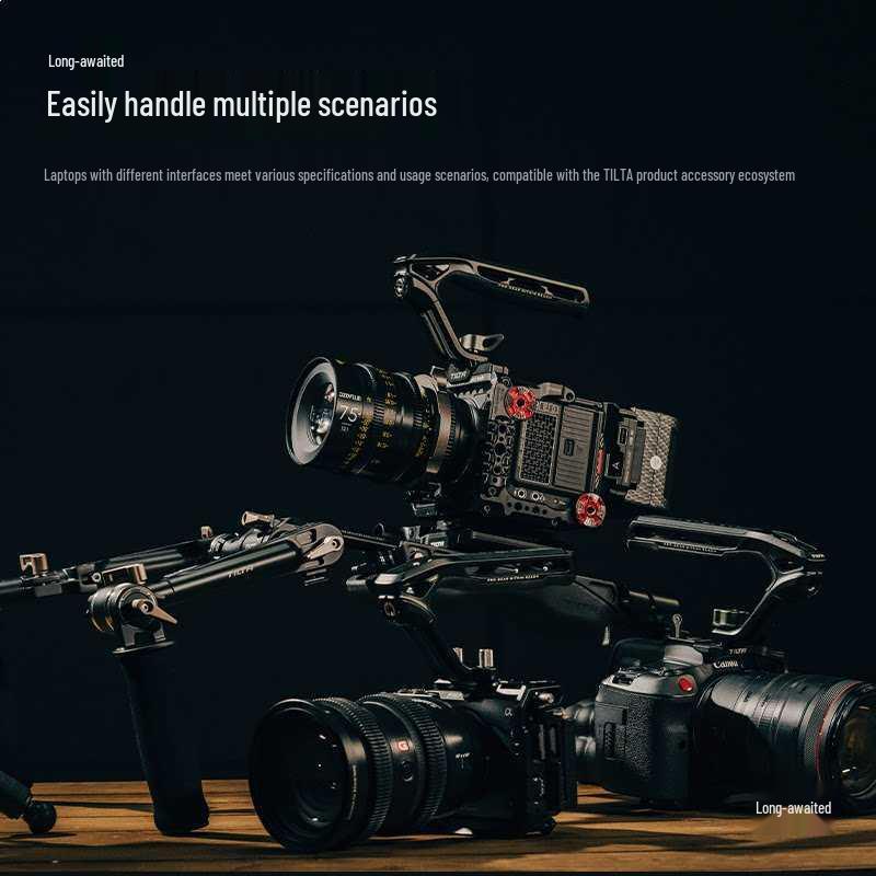XENO Universal Quick Release Camera Cage Handle with Cold Shoe.