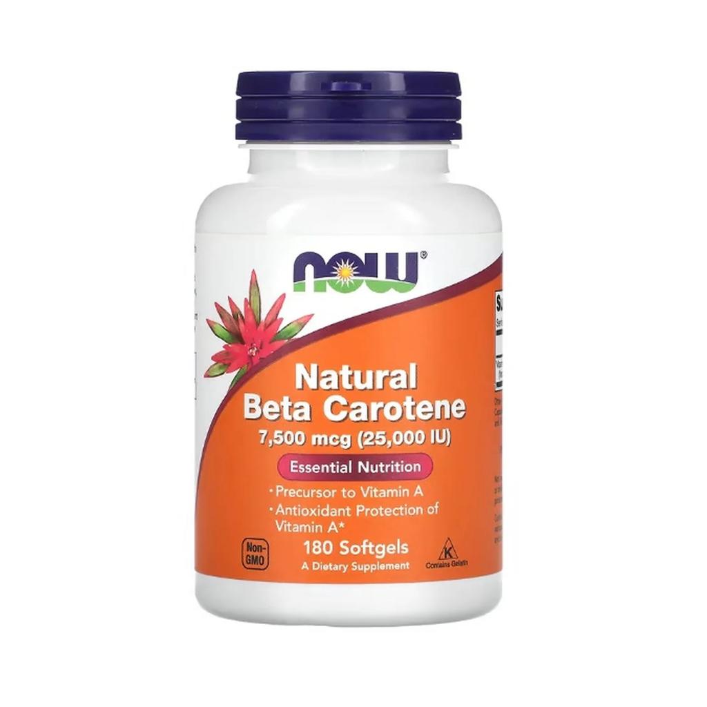 Beta Carotene Natural, 25 000 IU - 180 softgels