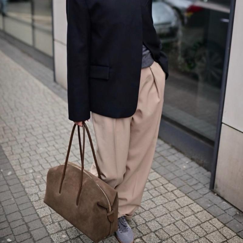 Modische Platin-Tragetasche für Herren, Handtasche mit einer Schultergurt für Damen