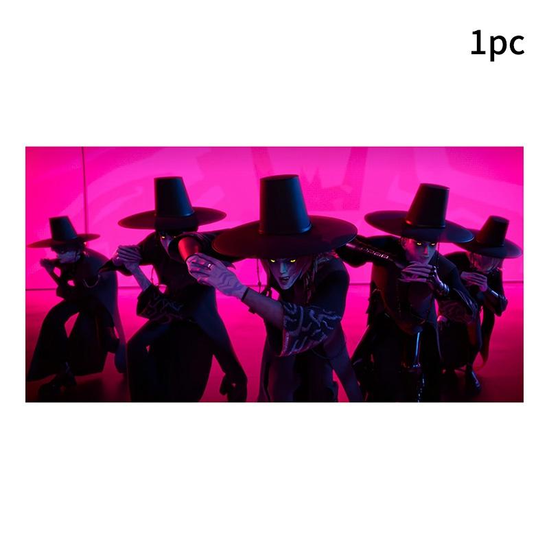 Kpop Hunter Tematická Párty Pozadie Potreby Démon Párty Saja Pozadie Huntrix Pozadie Dekorácia Narodeninová Párty Príslušenstvo