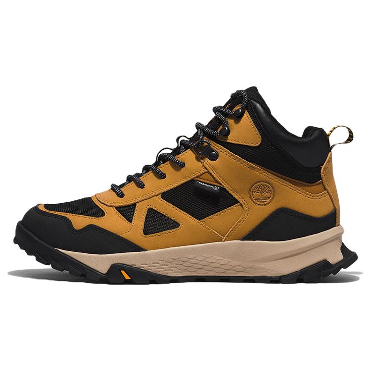 Timberland Lincoln Peak Cómodos Antideslizantes Duraderos de Caña Alta para Exteriores Funcionales Zapatos para Hombre Amarillo Negro A41BU2311