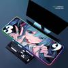 Virtual Idol A-hatsuneS MikuES Mouse Pad RGB Gaming Mouse Pad Desk Mat HD Gamer Large LED Light XXL MousePads