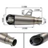 For Yamaha MT09 Tracer 900 2014 - 2020 Motorcycle Full System Exhaust Muffler Tube Header Front Connect Pipe Stainless Steel