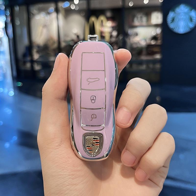 Porsche Key Shell Cover for Cayenne, Macan, Panamera, 718/911