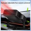 A51K-Car Heater Defroster Portable Car Windshield Heater 12V 150W Windshield Defogger Defroster Heater For Winter