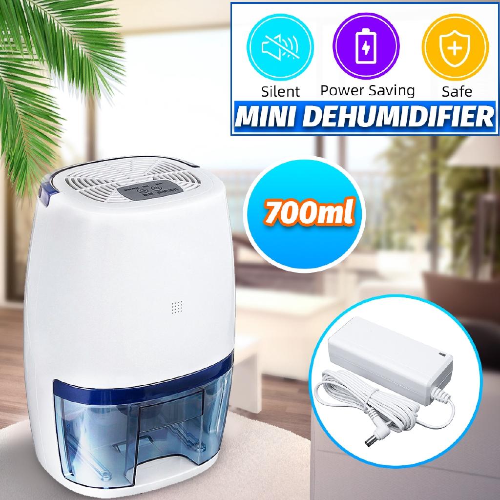 700ml Mini Dehumidifier Humidity Fungus Mildew Mould Switch Control Home 220V